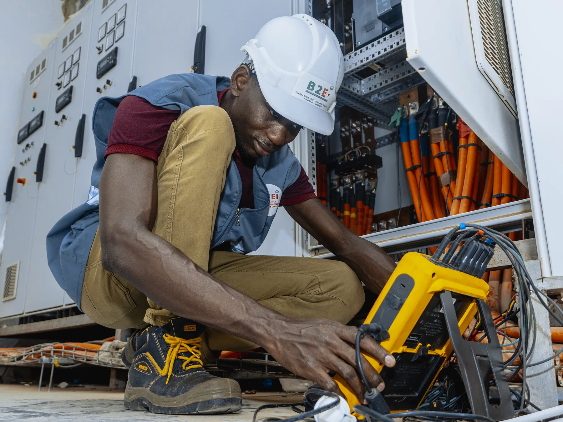 Zone aéroportuaire — réseau électrique redondant - intervention technique B2EI